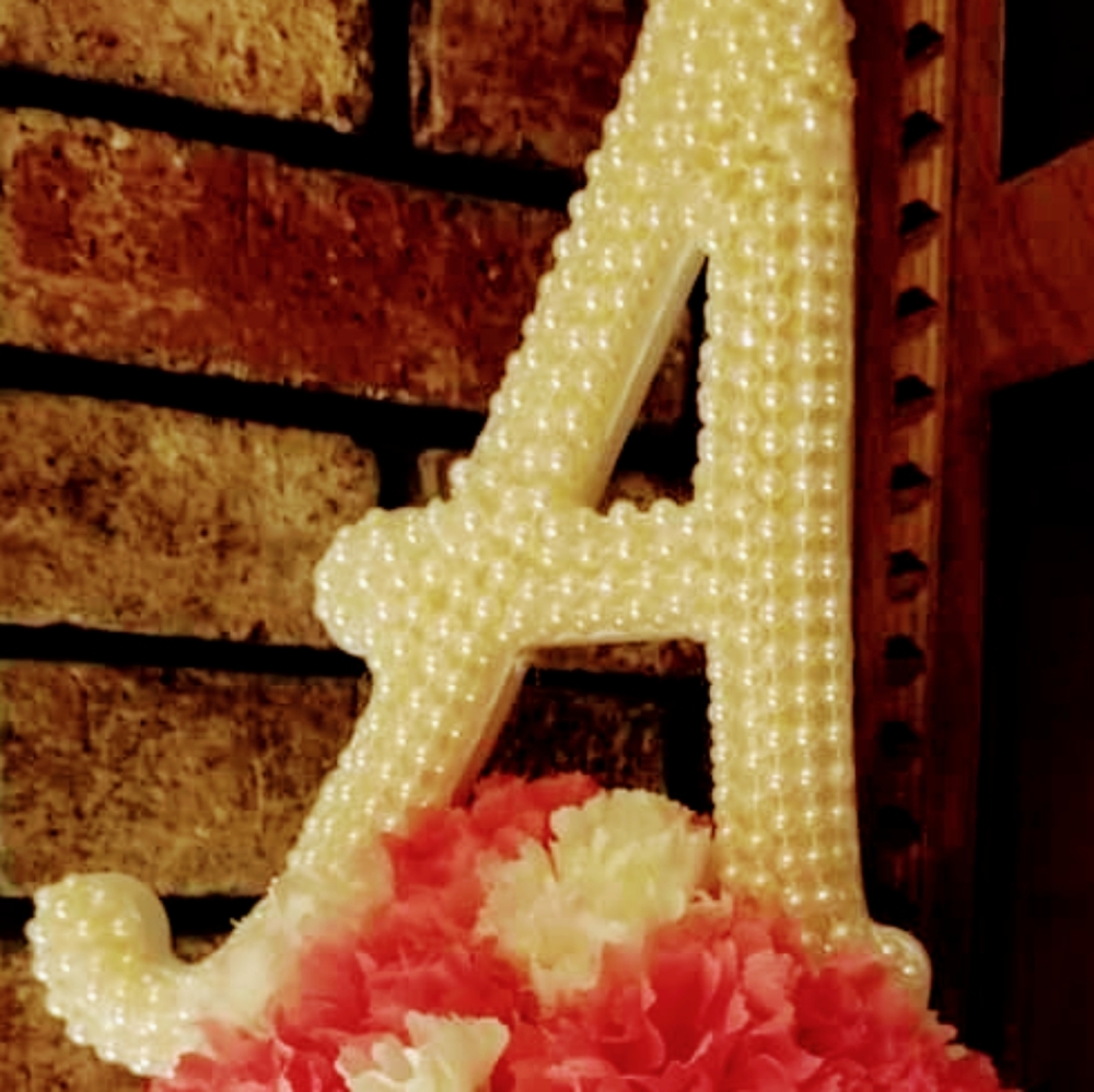 Personalized Wooden Letters || Flower Letters